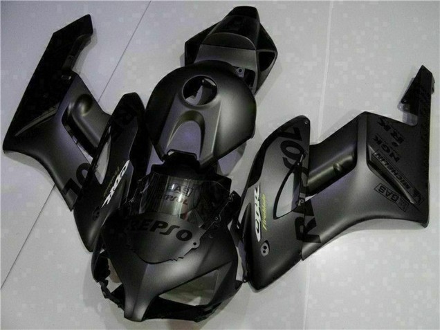2004-2005 Honda CBR1000RR Motorcycle Fairings - Matte Black Repsol Canada Suppliers