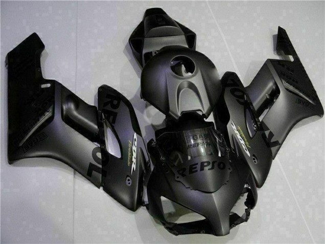 2004-2005 Honda CBR1000RR Motorcycle Fairings - Matte Black Repsol Canada Suppliers