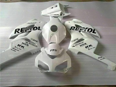 2004-2005 Honda CBR1000RR Motorcycle Fairings - White Black Repsol Canada Suppliers