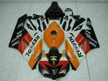 2004-2005 Honda CBR1000RR Motorcycle Fairings - Orange White Red Black Repsol Canada Suppliers