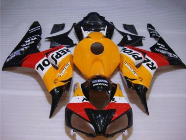 2004-2005 Honda CBR1000RR Bike Fairings - Orange White Red Glossy Black Repsol Canada Suppliers