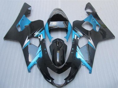 2004-2005 Suzuki GSXR 600/750 Motorcycle Fairings - Blue White Black Canada Suppliers
