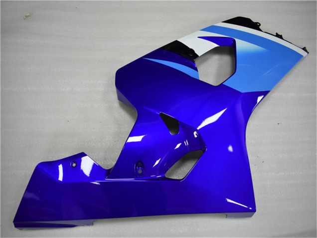 2004-2005 Suzuki GSXR 600/750 Motorcycle Fairing - White Blue Black Canada Suppliers