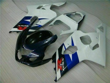 2004-2005 Suzuki GSXR 600/750 Motorcycle Fairings - White Blue Glossy Black Red Canada Suppliers