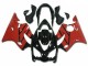2004-2007 Honda CBR600 F4i Motorcycle Fairings Kits - Red Glossy Black Canada Suppliers