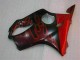 2004-2007 Honda CBR600 F4i Motorcycle Fairings - Glossy Black Red Flame Canada Suppliers