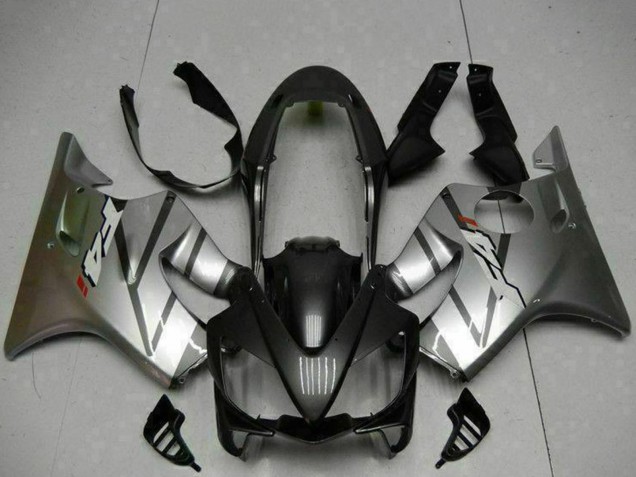 2004-2007 Honda CBR600 F4i Motorcycle Fairings - Silver Matte Black Canada Suppliers