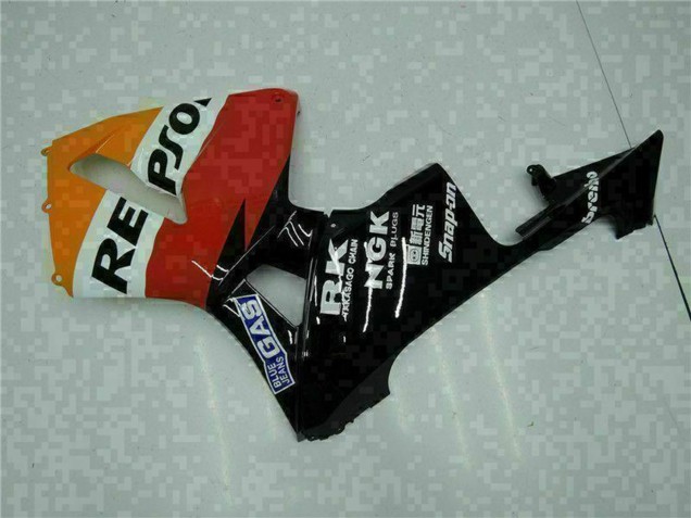 2005-2006 Honda CBR600RR Motorcycle Fairings - Orange White Red Black Repsol Canada Suppliers