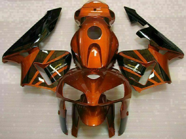 2005-2006 Honda CBR600RR Motorcycle Fairing Kits - Orange Black Canada Suppliers