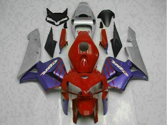2005-2006 Honda CBR600RR Motorcycle Fairings - Red Purple Grey Canada Suppliers