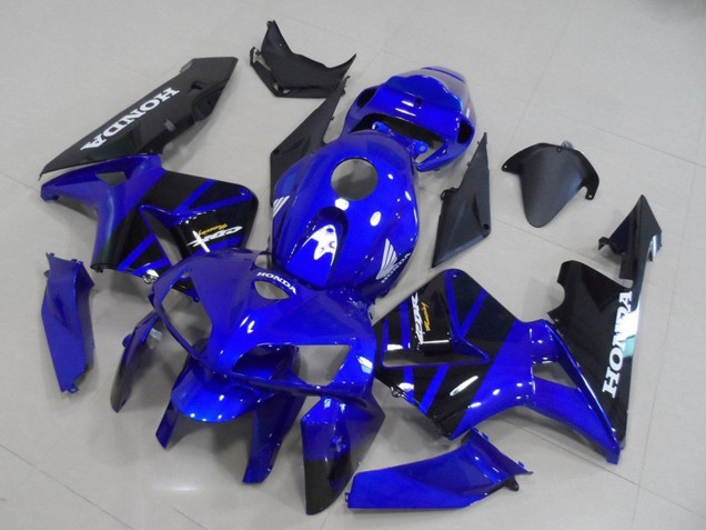 2005-2006 Honda CBR600RR Motorcycle Fairing Kits - Blue Black Canada Suppliers