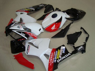 2005-2006 Honda CBR600RR Motorcycle Fairings - White Red Black Lee Canada Suppliers
