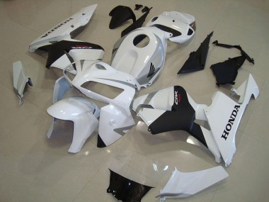2005-2006 Honda CBR600RR Motorcycle Fairings - Pearl White Matte Black Canada Suppliers