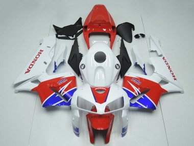2005-2006 Honda CBR600RR Motorcycle Fairing Kits - White Red Blue HRC Canada Suppliers