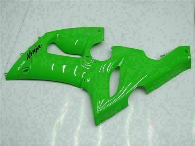 2005-2006 Kawasaki ZX6R Motorcycle Fairing - Green Canada Suppliers