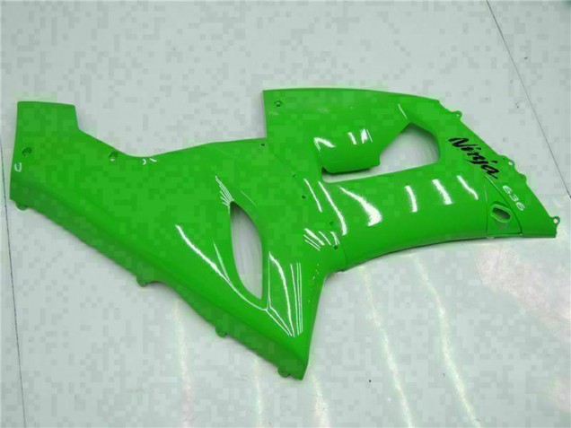 2005-2006 Kawasaki ZX6R Motorcycle Fairing - Green Canada Suppliers