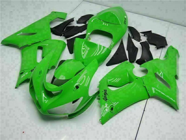 2005-2006 Kawasaki ZX6R Motorcycle Fairing - Green Canada Suppliers