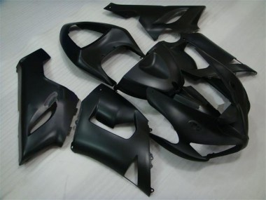 2005-2006 Kawasaki ZX6R Motorcycle Fairings - Matte Black Canada Suppliers