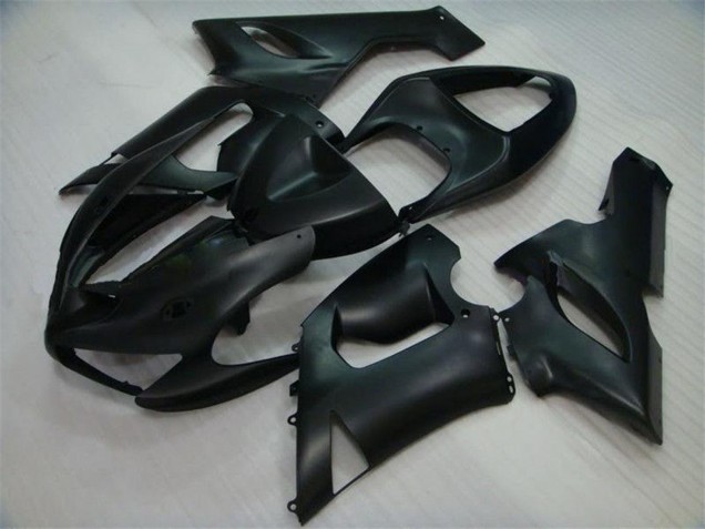 2005-2006 Kawasaki ZX6R Motorcycle Fairings - Matte Black Canada Suppliers