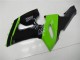 2005-2006 Kawasaki ZX6R Motorcycle Fairing - Green Glossy Black Canada Suppliers