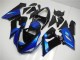 2005-2006 Kawasaki ZX6R Motorcycle Fairing Kits - Blue Glossy Black Canada Suppliers