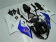 2005-2006 Suzuki GSXR 1000 Motorcycle Fairing - White Blue Glossy Black Canada Suppliers