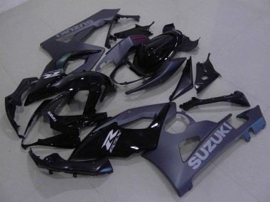 2005-2006 Suzuki GSXR 1000 Motorcycle Fairings Kit - Glossy Black Matte Black Canada Suppliers