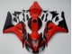 2006-2007 Honda CBR1000RR Motorcycle Fairings Kits - Red Glossy Black Canada Suppliers