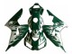 2006-2007 Honda CBR1000RR Motorcycle Fairings - White Green Flame Canada Suppliers