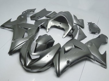 2006-2007 Kawasaki ZX10R Motorcycle Fairings - Glossy Grey Canada Suppliers