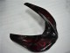 2006-2007 Kawasaki ZX10R Motorcycle Fairing - Glossy Black Red Flame Canada Suppliers