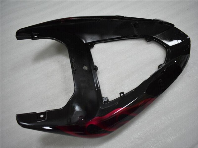 2006-2007 Kawasaki ZX10R Motorcycle Fairing - Glossy Black Red Flame Canada Suppliers