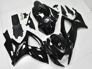 2006-2007 Suzuki GSXR 600/750 Bike Fairings - Glossy Black Canada Suppliers