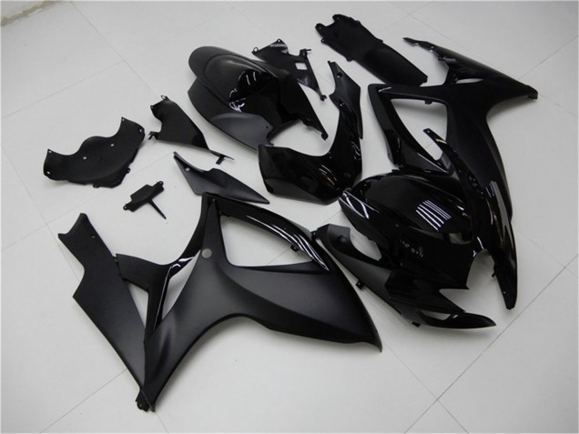 2006-2007 Suzuki GSXR 600/750 Motorcycle Fairings - Matte Black Glossy Black Canada Suppliers