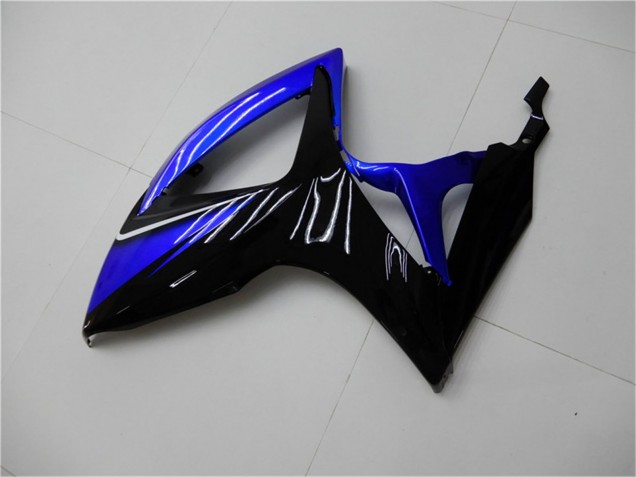 2006-2007 Suzuki GSXR 600/750 Motorcycle Fairings - Blue Glossy Black Canada Suppliers