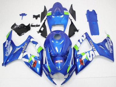 2006-2007 Suzuki GSXR 600/750 Motorcycle Fairings - Blue White Green Red Canada Suppliers