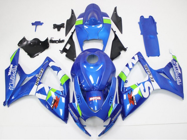 2006-2007 Suzuki GSXR 600/750 Motorcycle Fairings - Blue White Green Red Canada Suppliers