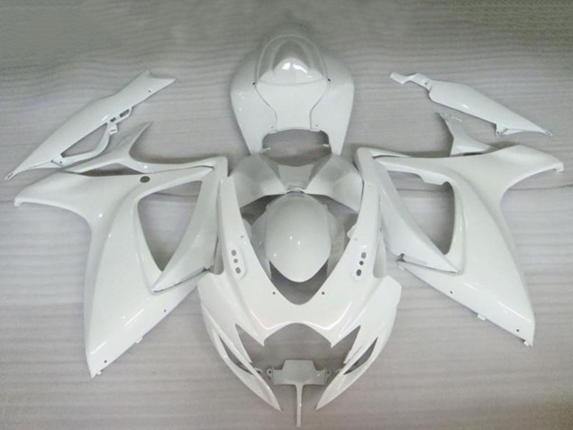 2006-2007 Suzuki GSXR 600/750 Motorcycle Fairings - Pearl White Canada Suppliers