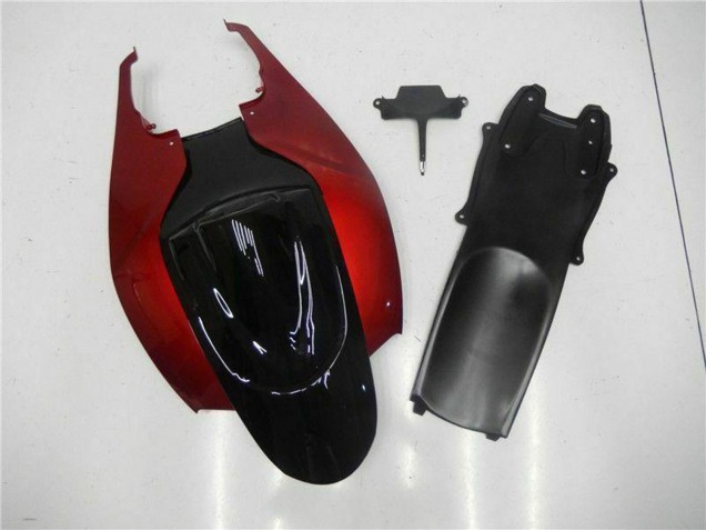 2006-2007 Suzuki GSXR 600/750 Motorcycle Fairing - Red Glossy Black Canada Suppliers