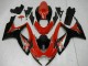 2006-2007 Suzuki GSXR 600/750 Motorcycle Fairings - Red Glossy Black Canada Suppliers