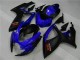 2006-2007 Suzuki GSXR 600/750 Motorcycle Fairings - Blue Matte Black Red Canada Suppliers