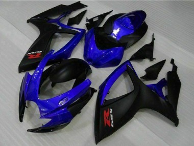 2006-2007 Suzuki GSXR 600/750 Motorcycle Fairings - Blue Matte Black Red Canada Suppliers