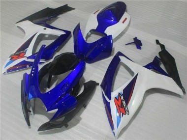 2006-2007 Suzuki GSXR 600/750 Motorcycle Fairings - White Blue Black Red Canada Suppliers
