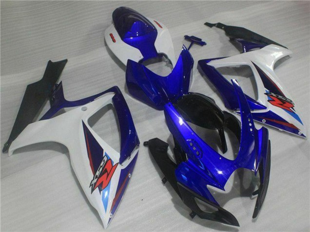 2006-2007 Suzuki GSXR 600/750 Motorcycle Fairings - White Blue Black Red Canada Suppliers