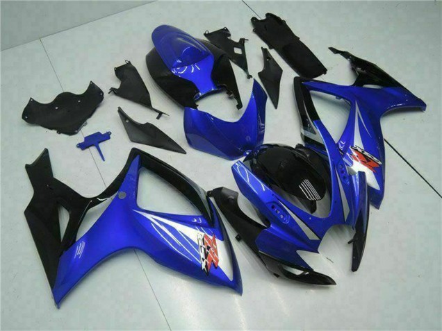 2006-2007 Suzuki GSXR 600/750 Motorcycle Fairings - Blue White Glossy Black Red Canada Suppliers