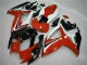 2006-2007 Suzuki GSXR 600/750 Motorcycle Fairings - White Red Glossy Black Stripe Canada Suppliers