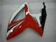 2006-2007 Suzuki GSXR 600/750 Motorcycle Fairings - White Red Glossy Black Stripe Canada Suppliers