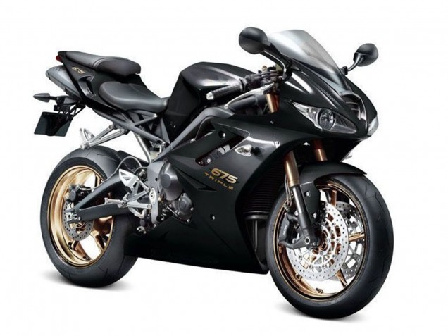 2006-2008 Triumph Daytona 675 Triple Bike Fairings - Glossy Black Canada Suppliers
