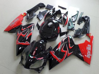 2006-2011 Aprilia RS125 Motorcycle Fairing - Glossy Black Red Canada Suppliers