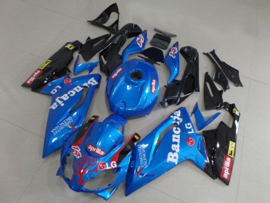 2006-2011 Aprilia RS125 Motorcycle Fairings - Blue Black Canada Suppliers